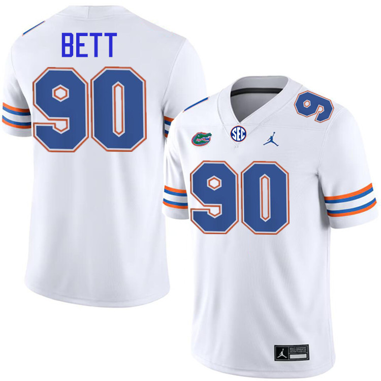 #90 Brendan Bett Gators Jersey,Florida Gators College Football Jerseys Stitched-White #90 Brendan Bett Gators Jersey,Florida Gators College Football Jerseys Stitched-White
